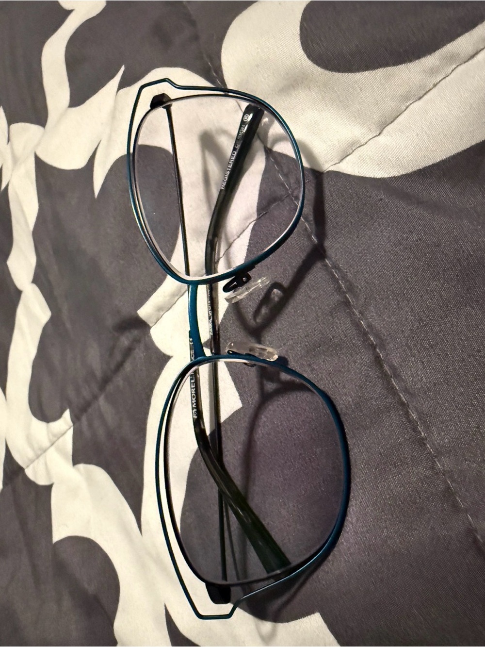Women’s Teal Metal Round Eyeglasses - Lightweight Fashion Frames